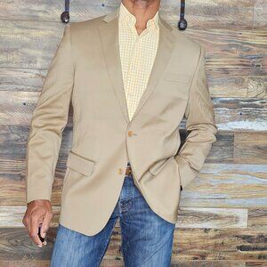 LkNw John W. Nordstrom Lanificio Italy 100% Wool Dual Vent Blazer Jacket 42R